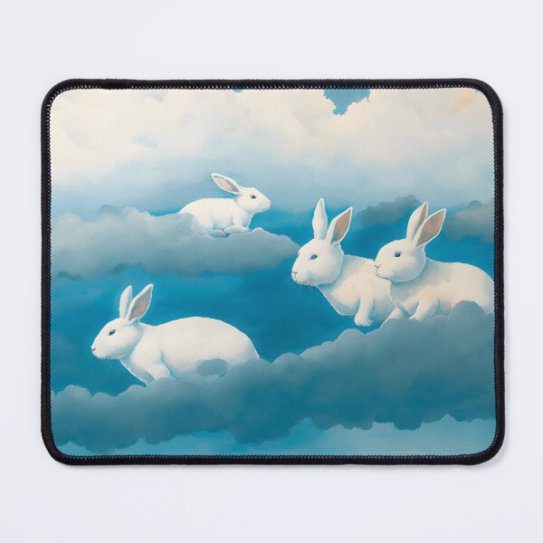 Item preview, Rabbits dream of clouds designed and sold by EmilyDayDreams.