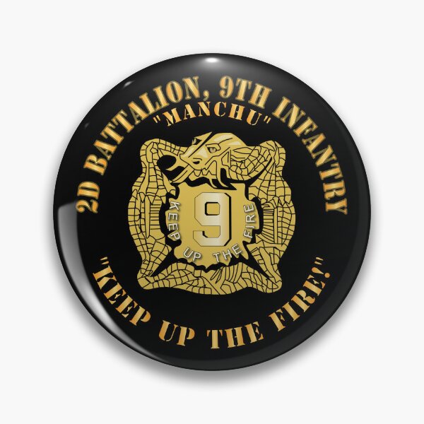 Item preview, Army - 2nd Bn 9th Infantry Regiment - Keep up the Fire X 300 designed and sold by Military Insignia Products.