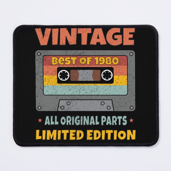 Item preview, VINTAGE BEST OF 1980 ALL ORIGINAL PARTS LIMITED EDITION RETRO VINTAGE FUNNY DISTRESSED CASSETTE BIRTHDAY GIFT designed and sold by Kipcio.