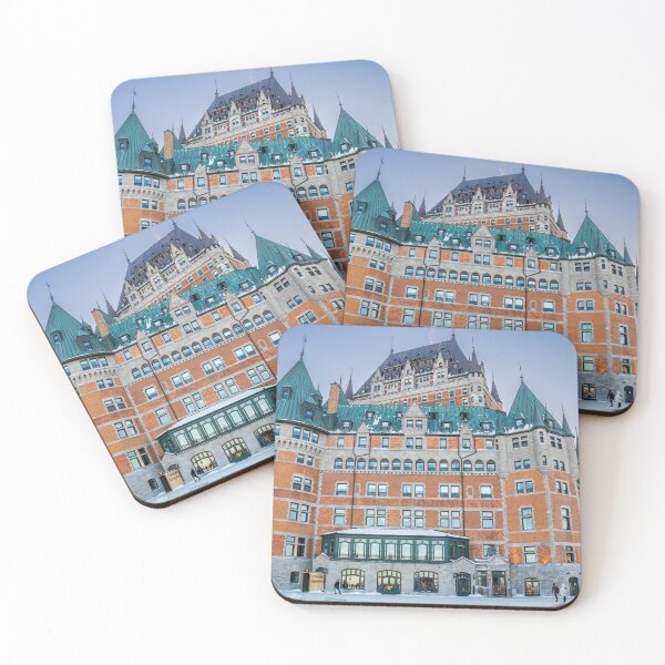Item preview, Chateau Frontenac Hotel, Old Town Quebec, Canada, Wintertime designed and sold by SafariByMarisa.