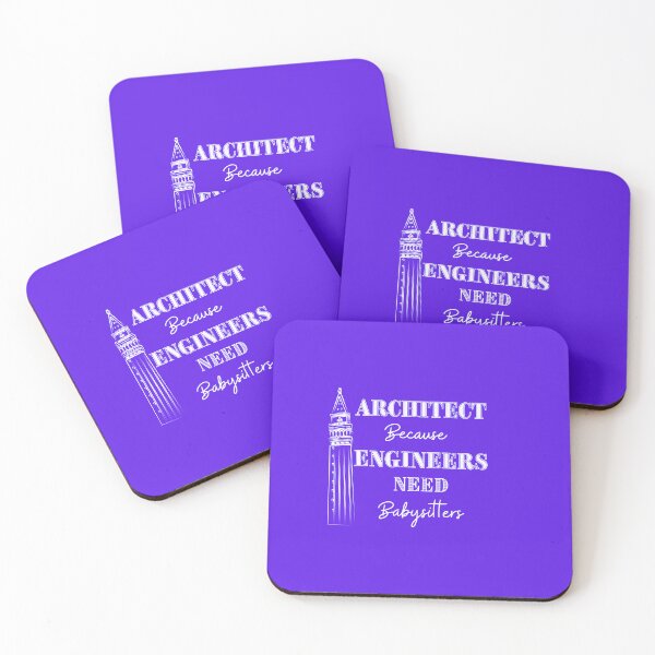 Item preview, Architect Because Engineers Need Babysitting (purple) designed and sold by Novelty-Shirts.