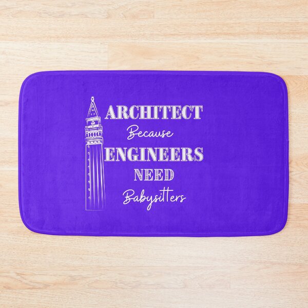 Item preview, Architect Because Engineers Need Babysitting (purple) designed and sold by Novelty-Shirts.