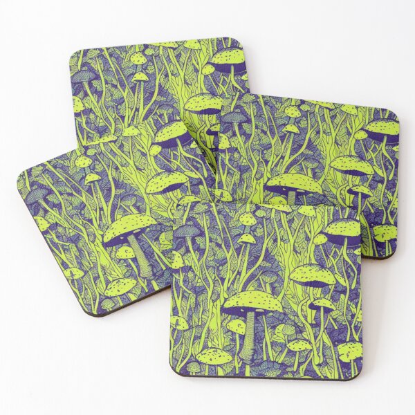 Item preview, Colorpop Mushroom Pattern designed and sold by Fungal-Art.