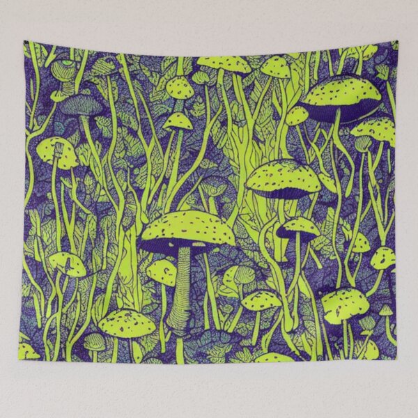 Item preview, Colorpop Mushroom Pattern designed and sold by Fungal-Art.