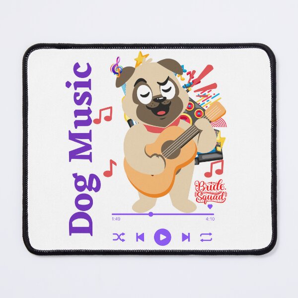 Item preview, Dog Playing Guitar And Listen Music designed and sold by Javedempire.
