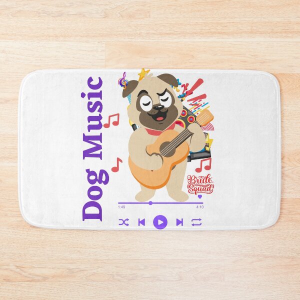 Item preview, Dog Playing Guitar And Listen Music designed and sold by Javedempire.