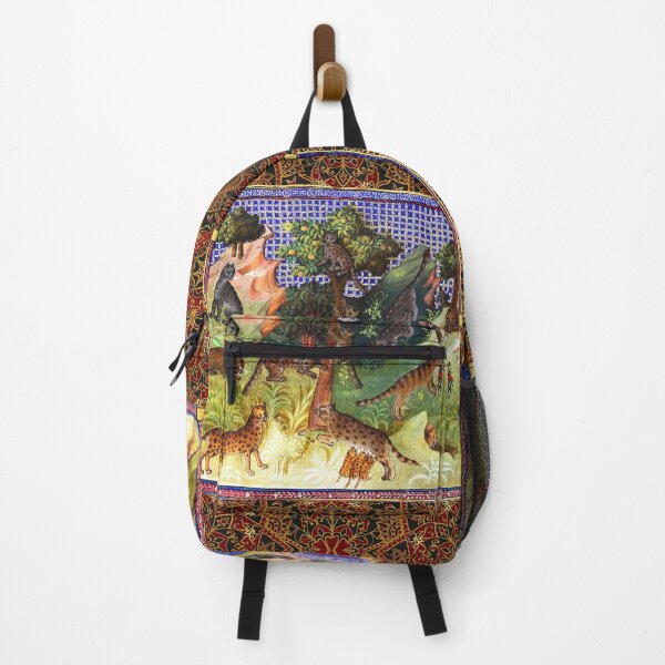 Item preview, BOOK OF HUNTING ,WILD CATS, LEOPARDS IN WOODLAND GREENERY Medieval Miniature designed and sold by BulganLumini.
