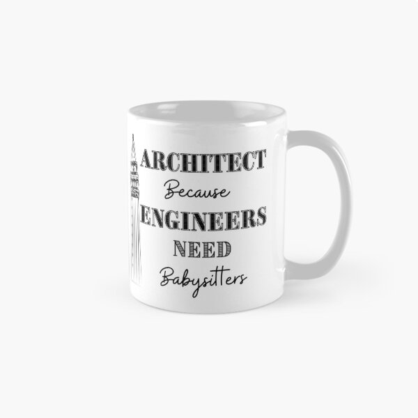 Artikelvorschau, Architekt, weil Ingenieure Babysitting brauchen entworfen und verkauft von Novelty-Shirts.