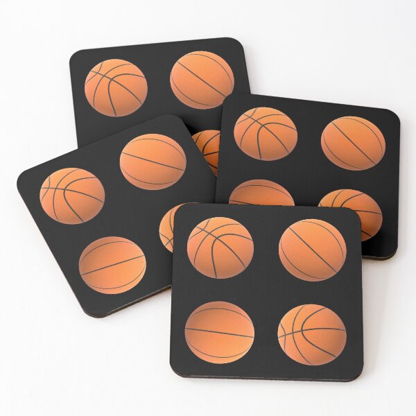 Item preview, Basketball Lovers Basketballs Pattern for Fans and Players (Black Background) designed and sold by ArtByLM.