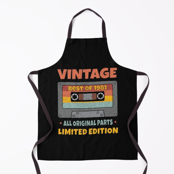 Item preview, VINTAGE BEST OF 1981 ALL ORIGINAL PARTS LIMITED EDITION RETRO VINTAGE FUNNY DISTRESSED CASSETTE BIRTHDAY GIFT designed and sold by Kipcio.