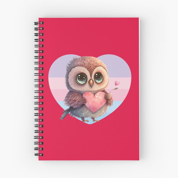 Item preview, Chibi Valentine's Day Owl designed and sold by PBJArt.