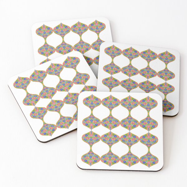 Item preview, Colorful tiles illustration designed and sold by Inaroda.