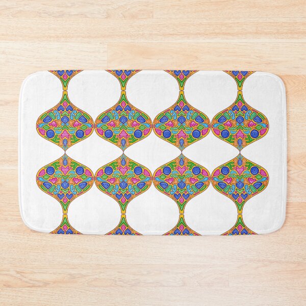 Item preview, Colorful tiles illustration designed and sold by Inaroda.