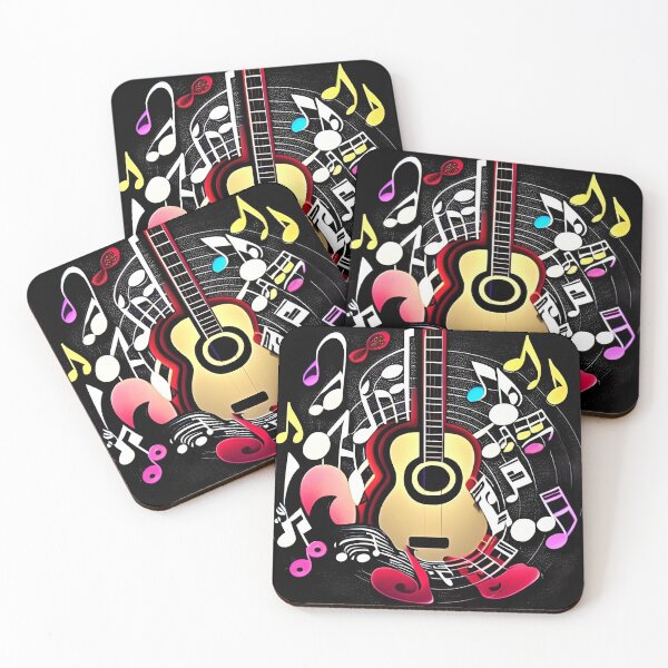 Item preview, Music, Guitar, Musical Notes designed and sold by culturageekstor.
