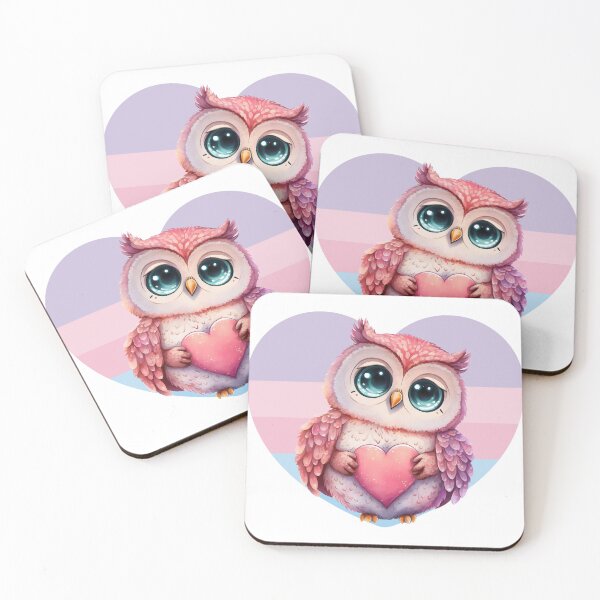 Item preview, Chibi Valentine's Day Owl designed and sold by PBJArt.