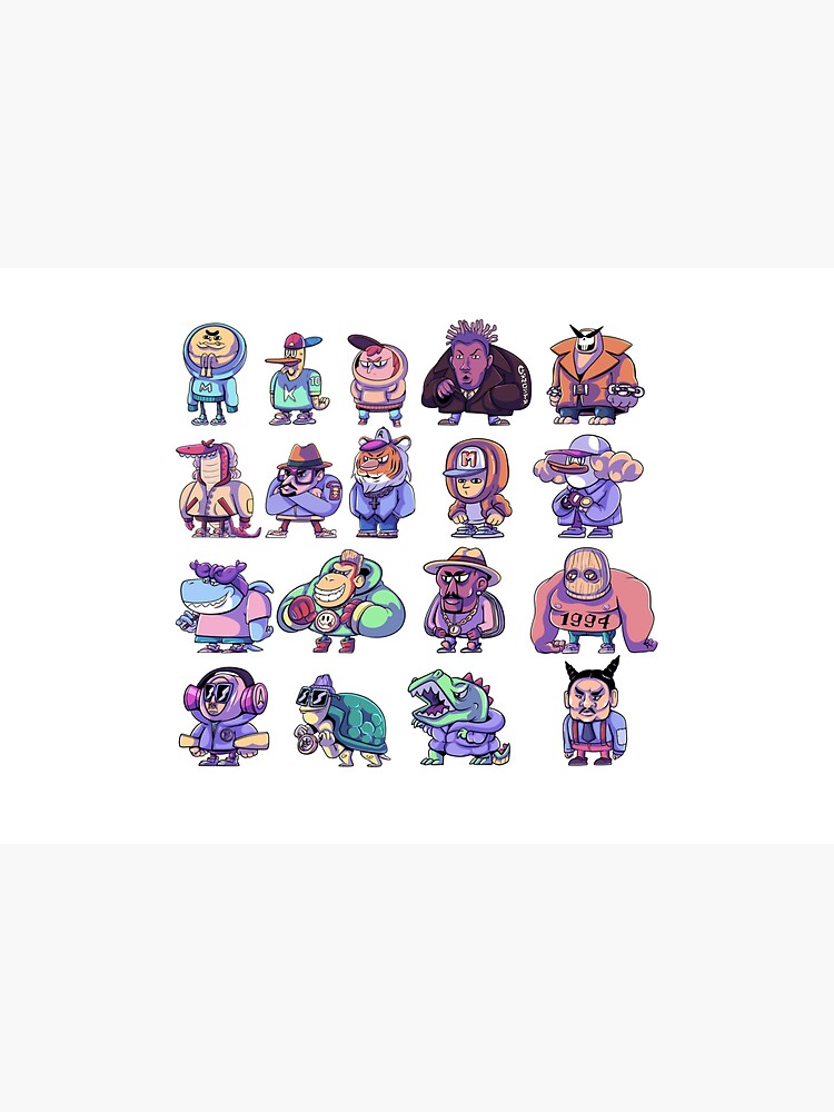 THUG LIFE Family 18 Pack by mokokosaurus