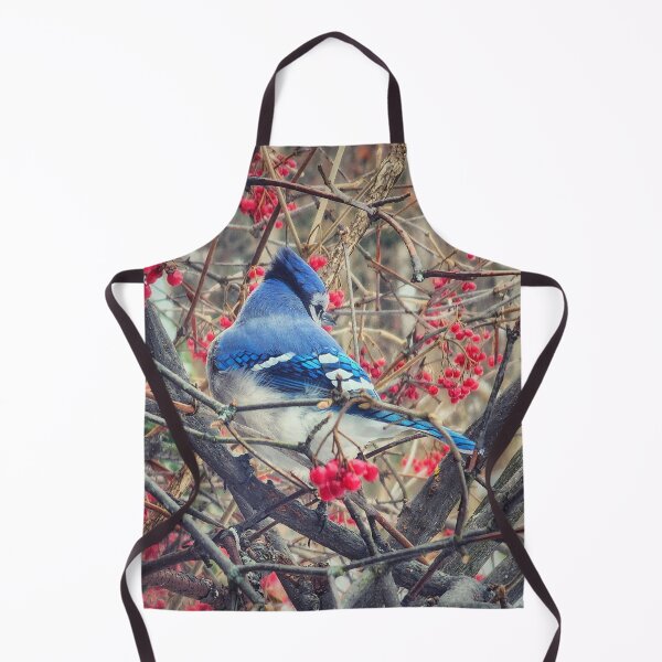 Item preview, Beautiful Blue Jay Resting within the Berries designed and sold by SXW Designs.