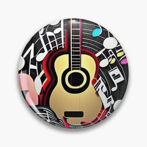 Item preview, Music, Guitar, Musical Notes designed and sold by culturageekstor.
