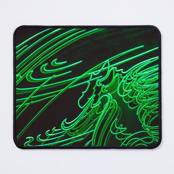 Item preview, Electric Green Aesthetic Abstract Neon Lights - The Green Dream designed and sold by spruceroots.