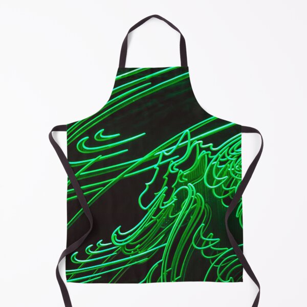 Item preview, Electric Green Aesthetic Abstract Neon Lights - The Green Dream designed and sold by spruceroots.