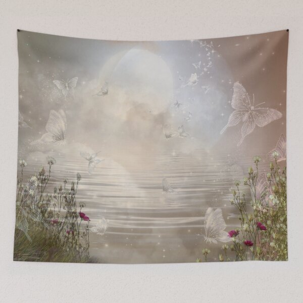 Item preview, Magical and Enchanting Floral Butterfly Garden. Fantasy aesthetic gifts for butterfly lovers   designed and sold by Flowerartlovers.