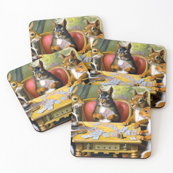Item preview, Squirrels Playing Poker Funny designed and sold by BeccaDaniels.