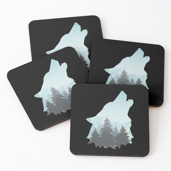 Item preview, Wolf with Forest in the Background designed and sold by AwesomeProject.