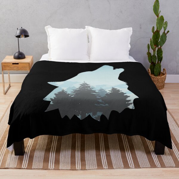 Item preview, Wolf with Forest in the Background designed and sold by AwesomeProject.