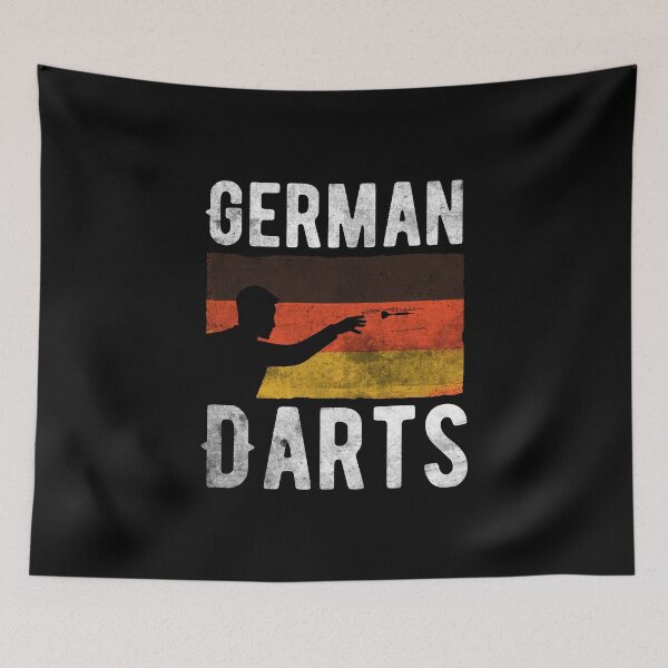 Item preview, German Darts Hobby Dart Player Vintage Flag designed and sold by ZzCorezZ.