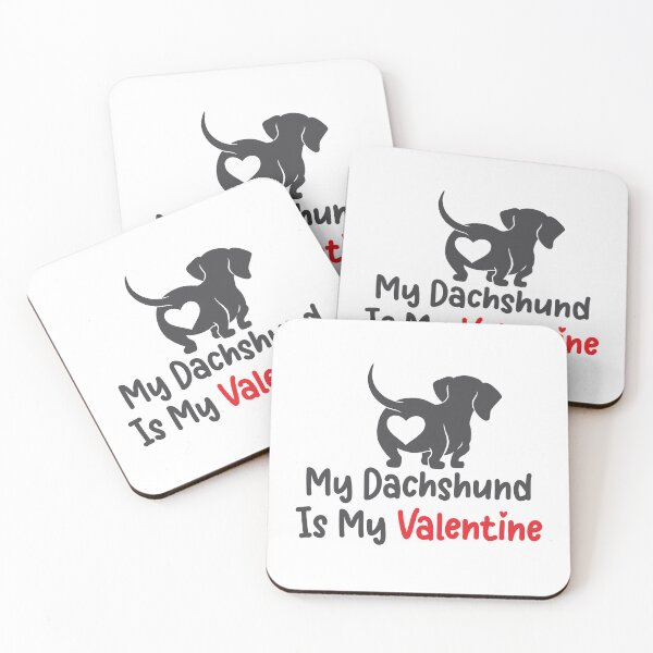 Item preview, My Dachshund Is My Valentine designed and sold by medben.