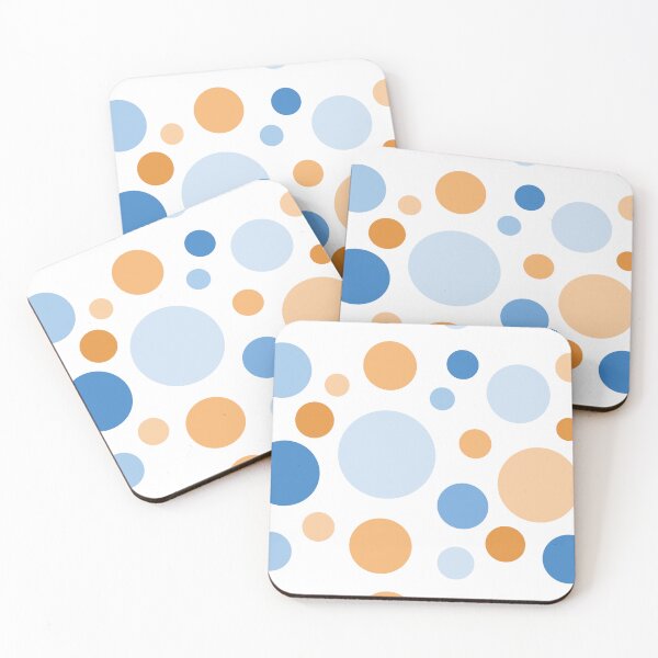 Item preview, blue and orange circles designed and sold by uvawahoo.
