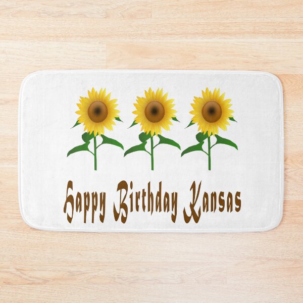 Artikelvorschau, Alles Gute zum Geburtstag Kansas entworfen und verkauft von Soudesign99.