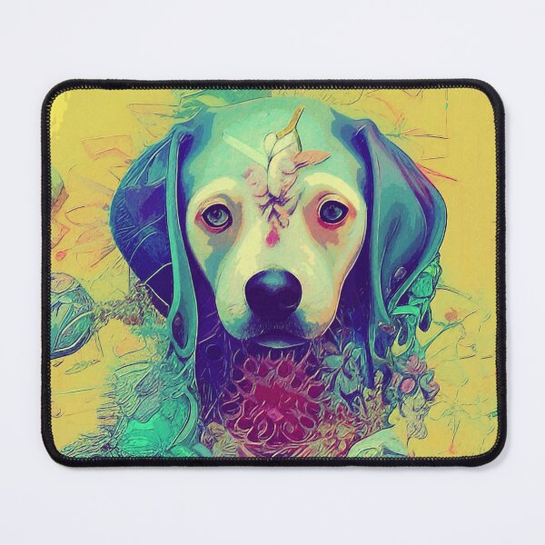 Item preview, Floral Dog designed and sold by 4t4design.