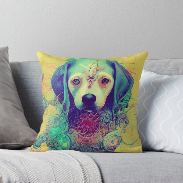 Item preview, Floral Dog designed and sold by 4t4design.
