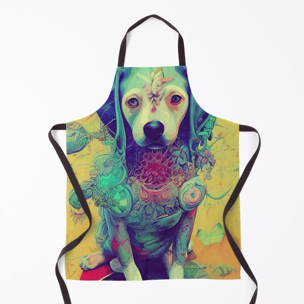 Item preview, Floral Dog designed and sold by 4t4design.