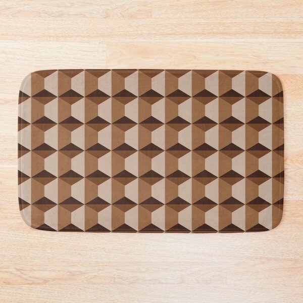 Item preview, Cubes in perspective allover pattern designed and sold by kallyfactory.