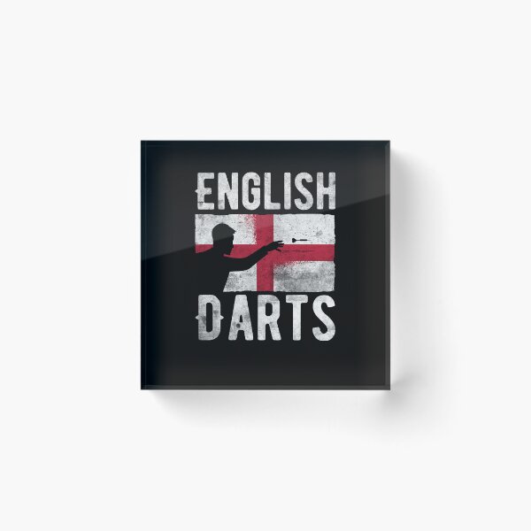 Item preview, English Darts Hobby Dart Player Vintage Flag designed and sold by ZzCorezZ.