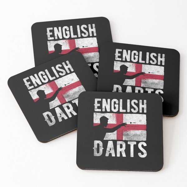 Item preview, English Darts Hobby Dart Player Vintage Flag designed and sold by ZzCorezZ.