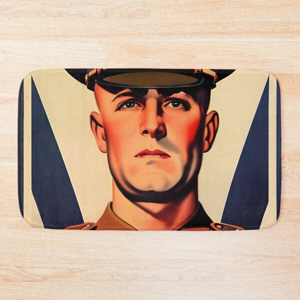 Item preview, Vintage Military Propaganda Soldier - Retro Style designed and sold by Dalive.