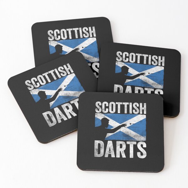 Item preview, Scottish Darts Hobby Dart Player Vintage Flag designed and sold by ZzCorezZ.