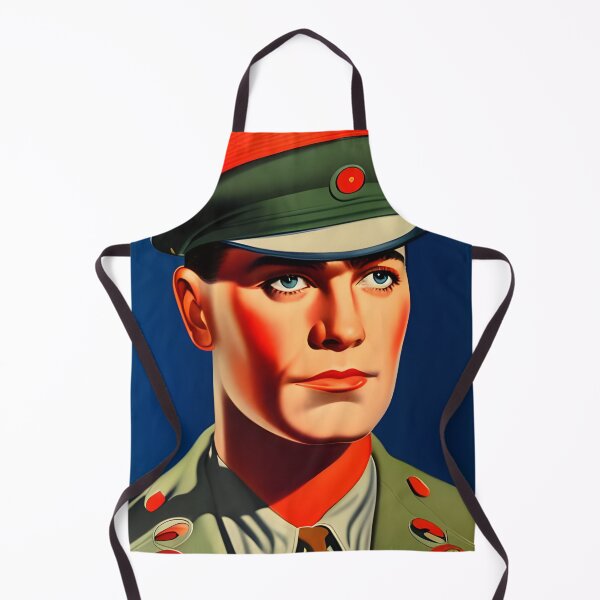 Item preview, Vintage military soldier with blue eyes - retro style designed and sold by Dalive.
