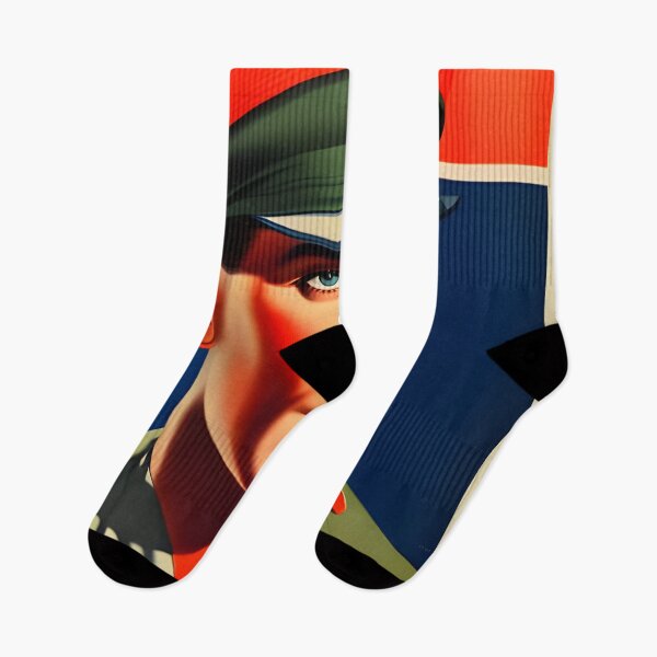 Item preview, Vintage military soldier with blue eyes - retro style designed and sold by Dalive.