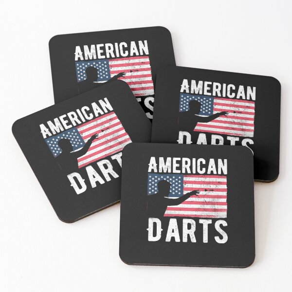Item preview, American Darts Hobby Dart Player Vintage Flag designed and sold by ZzCorezZ.