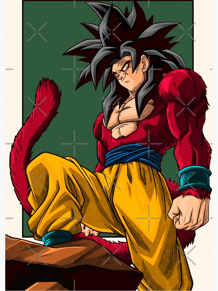 Goku SSJ4 GT Poster for Sale by Anime and More