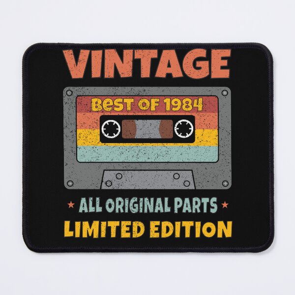 Item preview, VINTAGE BEST OF 1984 ALL ORIGINAL PARTS LIMITED EDITION RETRO FUNNY DISTRESSED CASSETTE BIRTHDAY GIFT designed and sold by Kipcio.