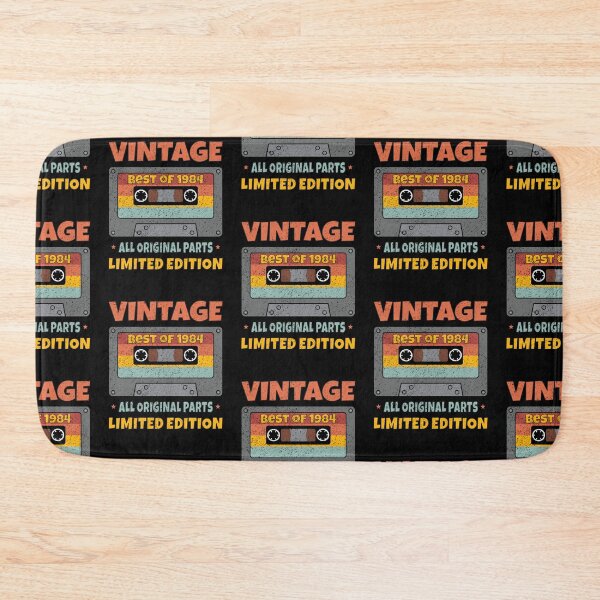 Item preview, VINTAGE BEST OF 1984 ALL ORIGINAL PARTS LIMITED EDITION RETRO FUNNY DISTRESSED CASSETTE BIRTHDAY GIFT designed and sold by Kipcio.