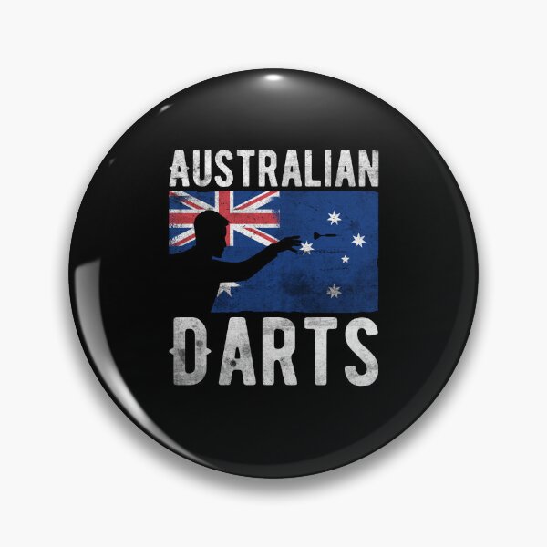Item preview, Australian Darts Hobby Dart Player Vintage Flag designed and sold by ZzCorezZ.