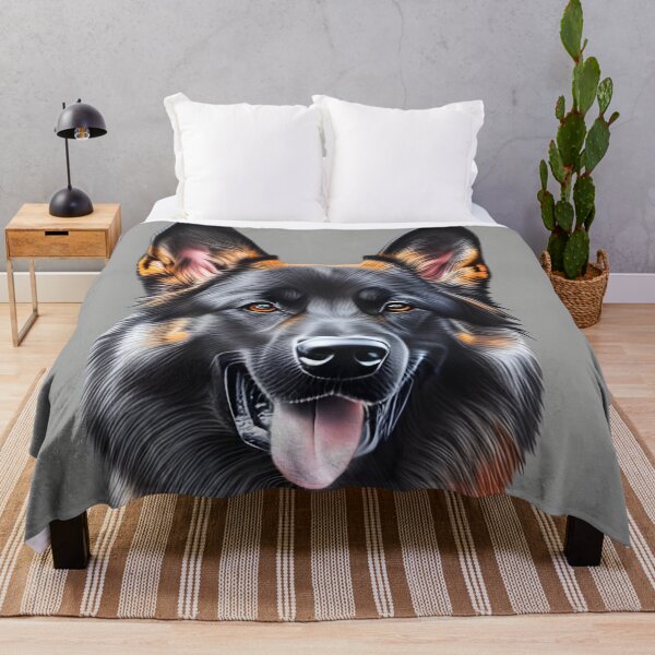 Item preview, Happy German shepherd, charcoal drawing, Ai Generated Art  designed and sold by ACC .
