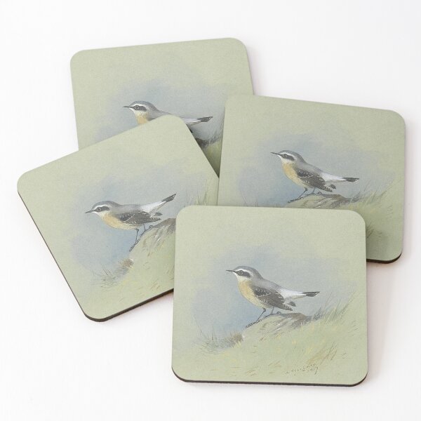 Item preview, Archibald Thornburn - A Male Wheatear designed and sold by tomorrowsart.
