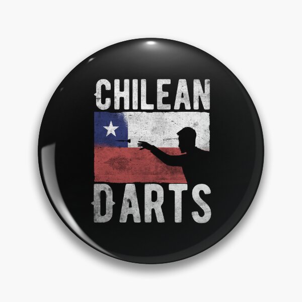 Item preview, Chilean Darts Hobby Dart Player Vintage Flag designed and sold by ZzCorezZ.
